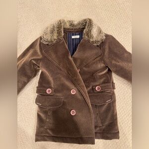 Eliane & Lena size 5 boys three button tweed jacket